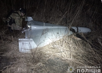 На Дніпропетровщині посадили російський “шахед” – він майже цілий (ФОТО, ВІДЕО)