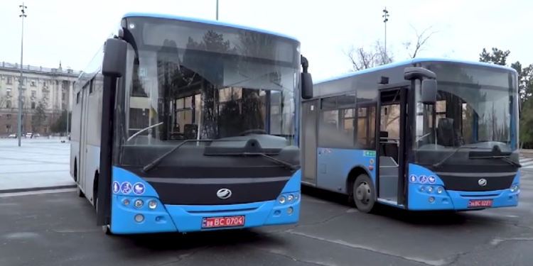 Ще два новенькі автобуси отримав Миколаїв в рамках програми UNOPS (ВІДЕО)