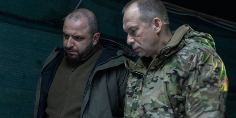 Умєров з Сирським відвідали командні пункти ОТУ «Донецьк» (ФОТО)