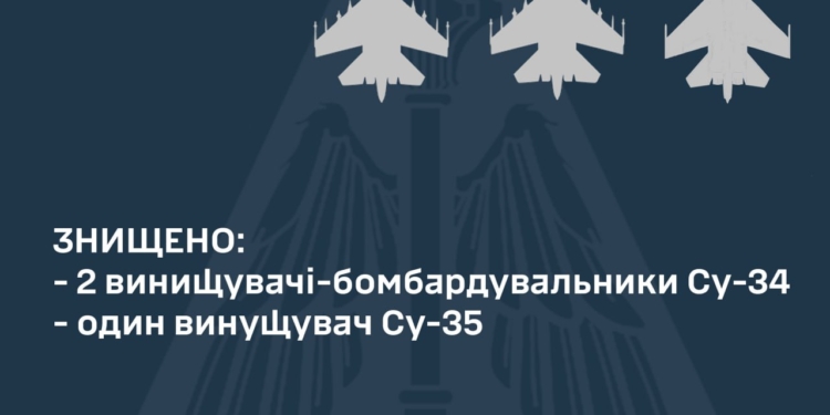 Це був добрий ранок: захисники українського неба збили три російських військових літаки