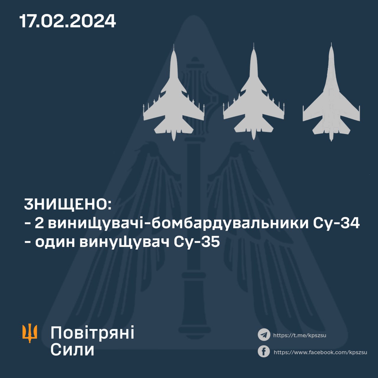 Це був добрий ранок: захисники українського неба збили три російських військових літаки