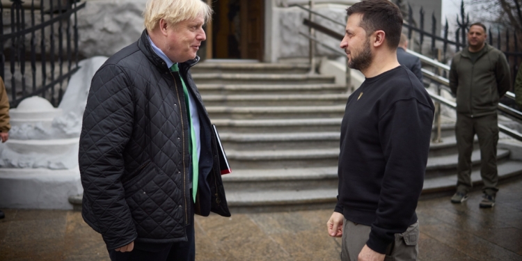 Борис Джонсон теж сьогодні в Україні (ФОТО)