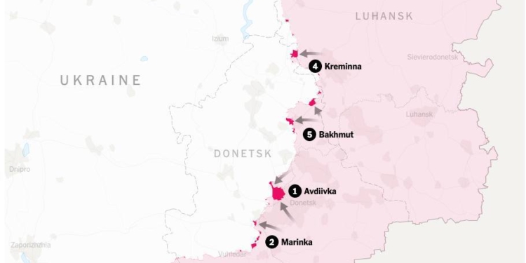Найнебезпечніше становище з початку війни. Росіяни наступають на п’яти напрямках, – NYT