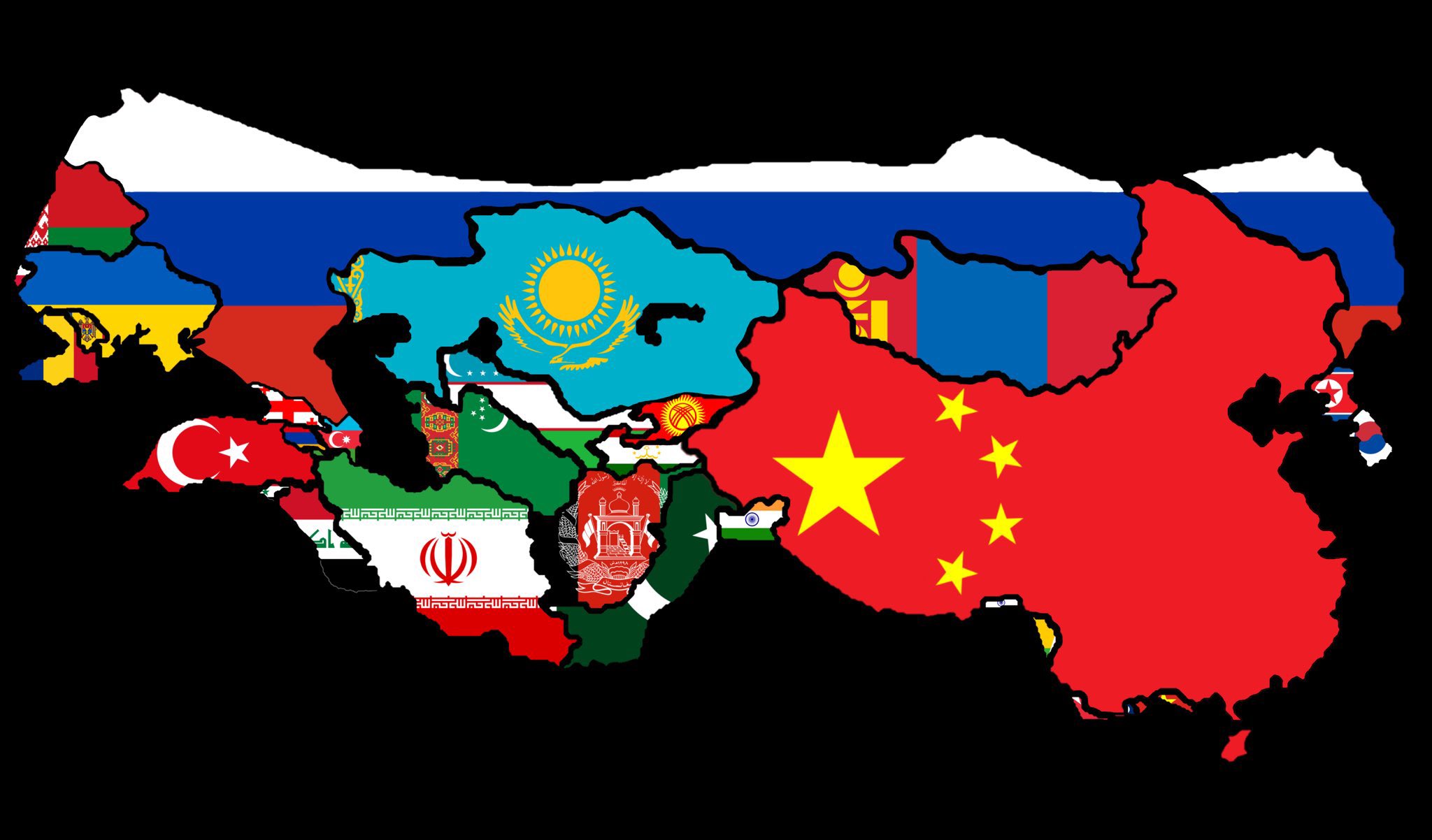 Президент Монголії відреагував на інтерв’ю Путіна і теж показав історичну карту – без Росії (ФОТО)