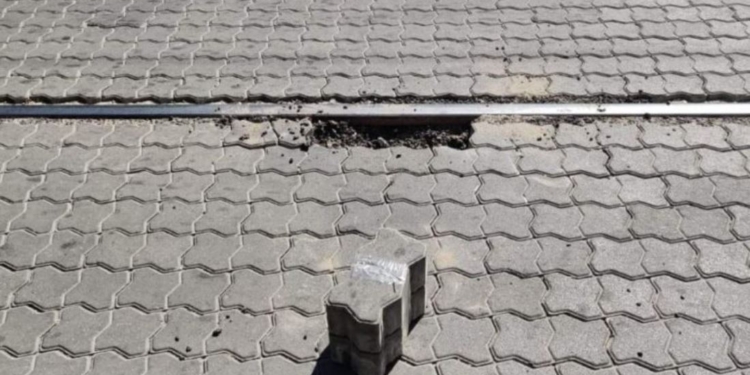 Знову сфотографують і відпустять? В Миколаєві викрили оборудку на укладанні бетонної плитки (ФОТО)