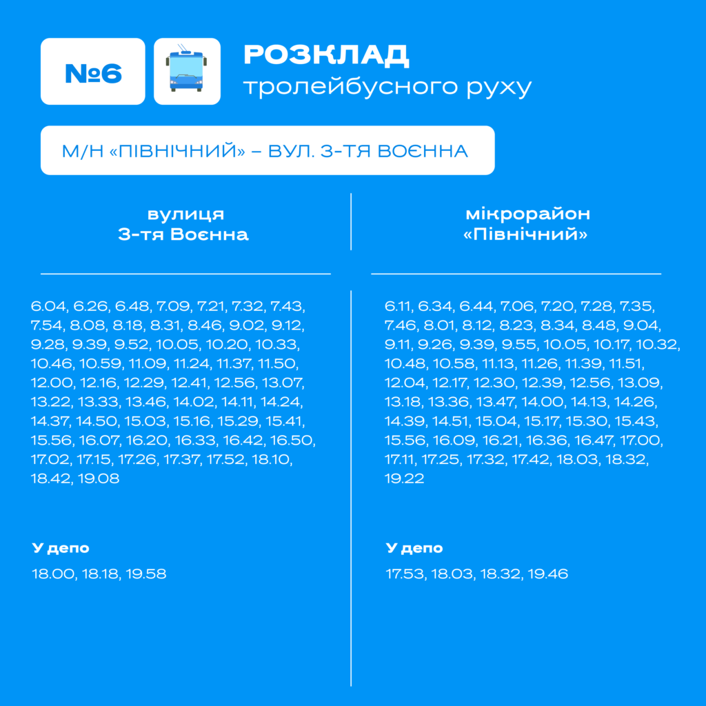 У Миколаєві оновили графіки руху тролейбусів і трамваїв (ГРАФІКИ) 25