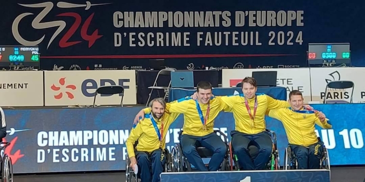 Миколаївський парафехтувальник Дмитро Серьоженко здобув командне «золото» чемпіонату Європи (ФОТО)