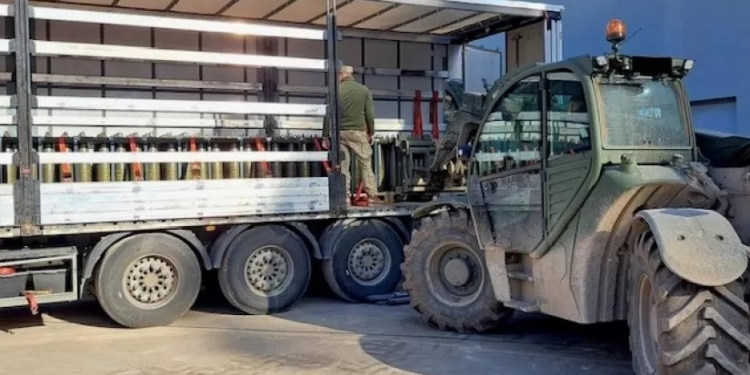 Литва передала Україні чергову партію 155-мм артснарядів