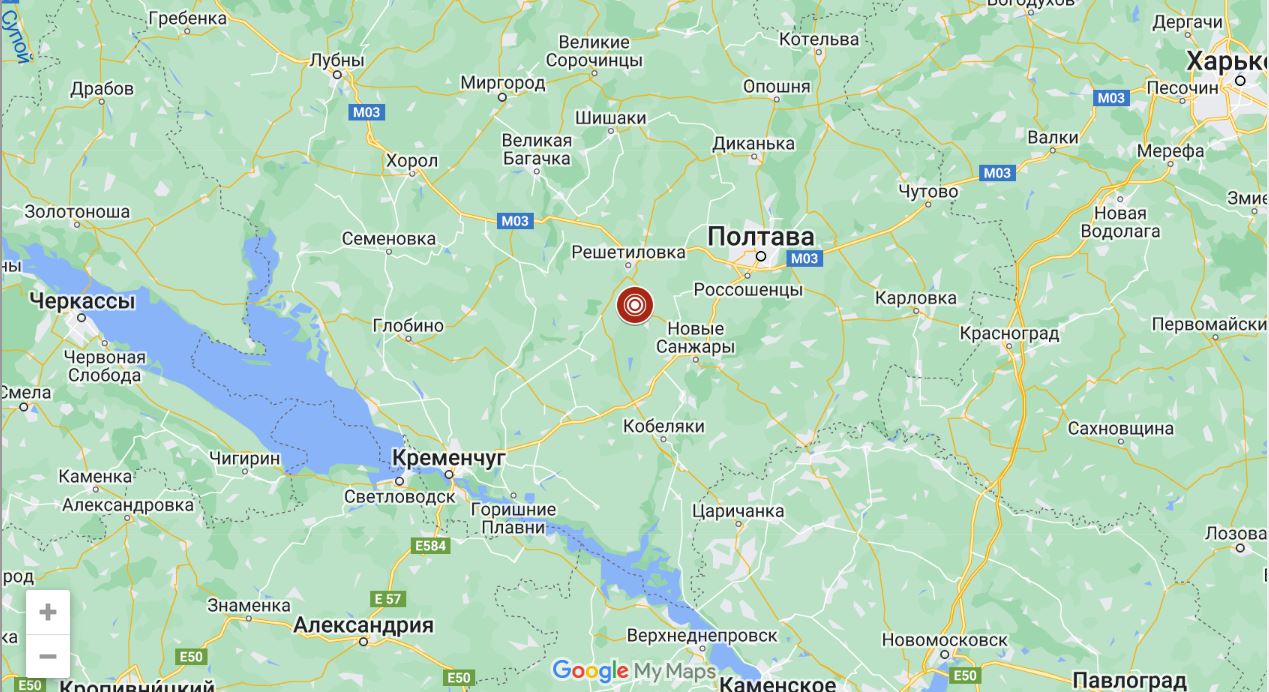 На Полтавщині відбувся землетрус