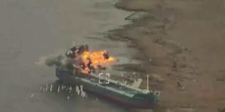 Повітряні Сили ЗСУ знищили ворожий пункт управління на воді (ВІДЕО)