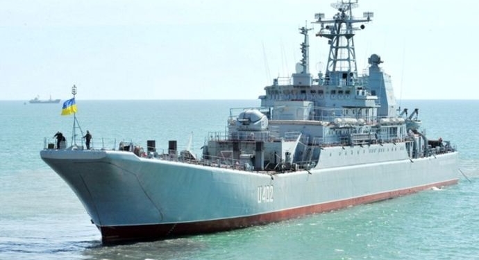 ЗСУ в Криму уразили також і вкрадений росією український ВДК «Костянтин Ольшанський» – Плетенчук