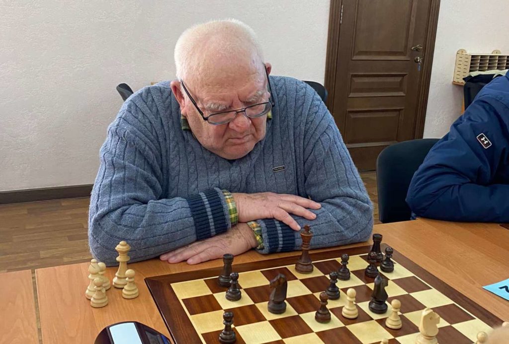 Перемогу у ветеранському рапід-турнірі у Миколаєві перемогу здобув найстарший – 84-річний - учасник 1