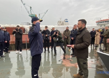 Володимир Зеленський у Туреччині присвоїв ім’я “Гетьман Іван Виговський”  корвету класу «Ada» ВМС ЗС України (ФОТО, ВІДЕО, ОНОВЛЕНО)