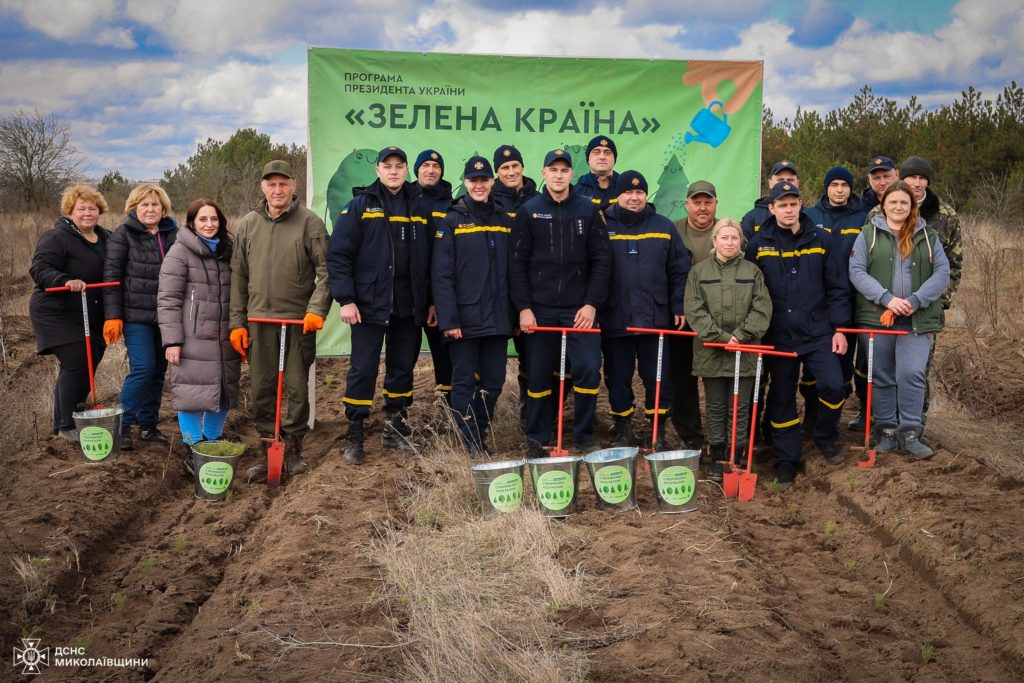 До Всесвітнього дня лісів рятувальники Миколаївщини висаджували молоді сосни та дуби (ФОТО) 25