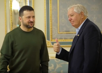 Володимир Зеленський зустрівся з сенатором-республіканцем Ліндсі Гремом (ФОТО)