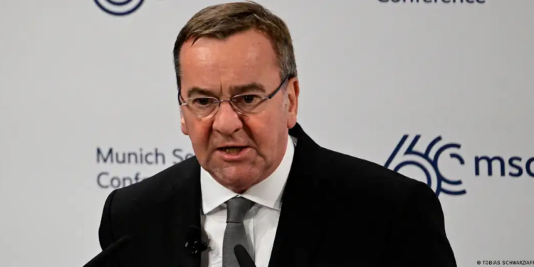 Пісторіус назвав інформаційною війною перехоплення РФ розмови німецьких офіцерів про ракети Taurus