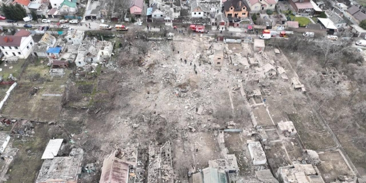 Наслідки ракетної атаки по Запоріжжю (ФОТО)