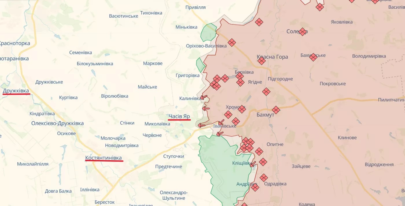 Захоплення росіянами Часового Яру «відкриє дорогу» на інші населені пункти – Волошин