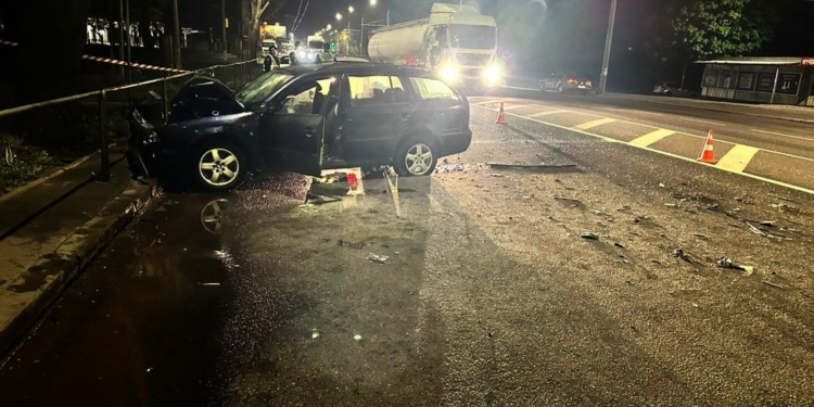 Вчора ввечері у Миколаєві п’яний водій влаштував ДТП (ФОТО)