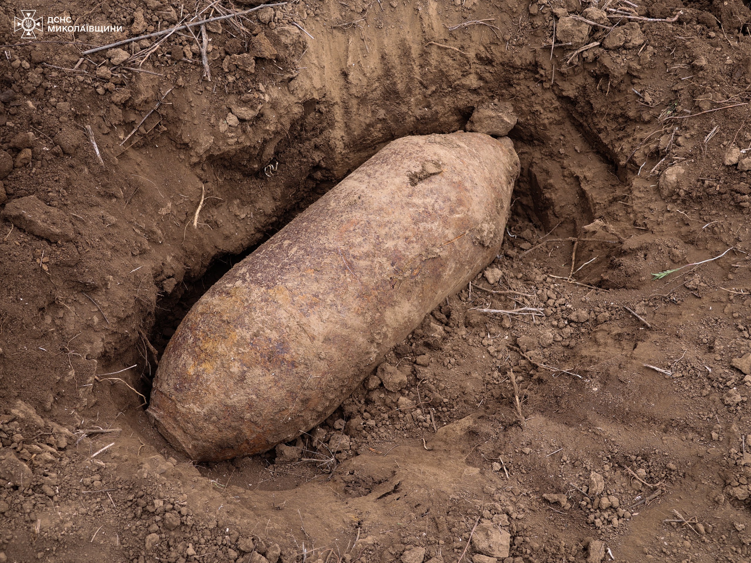 Рятувальники Миколаївщини знешкодили авіаційну та фугасну бомби часів Другої світової війни (ФОТО