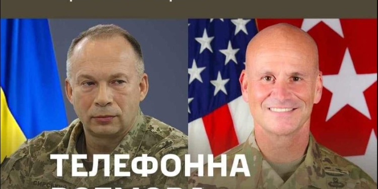 Сирський провів розмову з головнокомандувачем сил НАТО у Європі генералом Каволі. Про що говорили