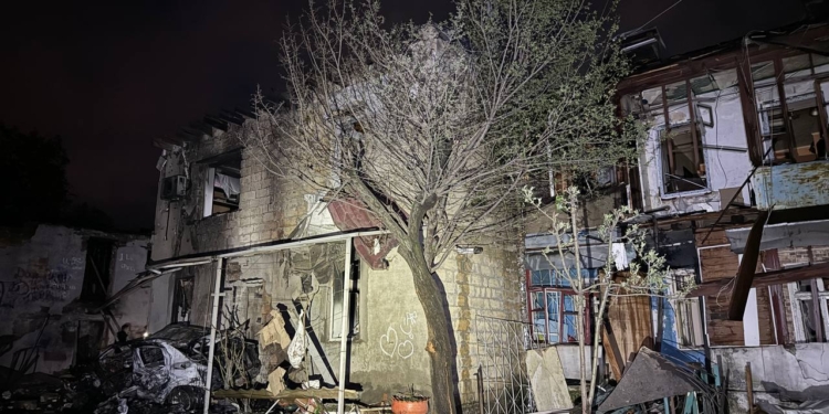 Внаслідок нічної повітряної атаки на Одесу 7 поранених (ФОТО)