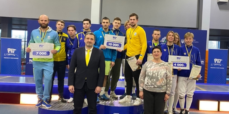 Миколаївські рапіристи посіли ІІІ командне місце на чемпіонаті України