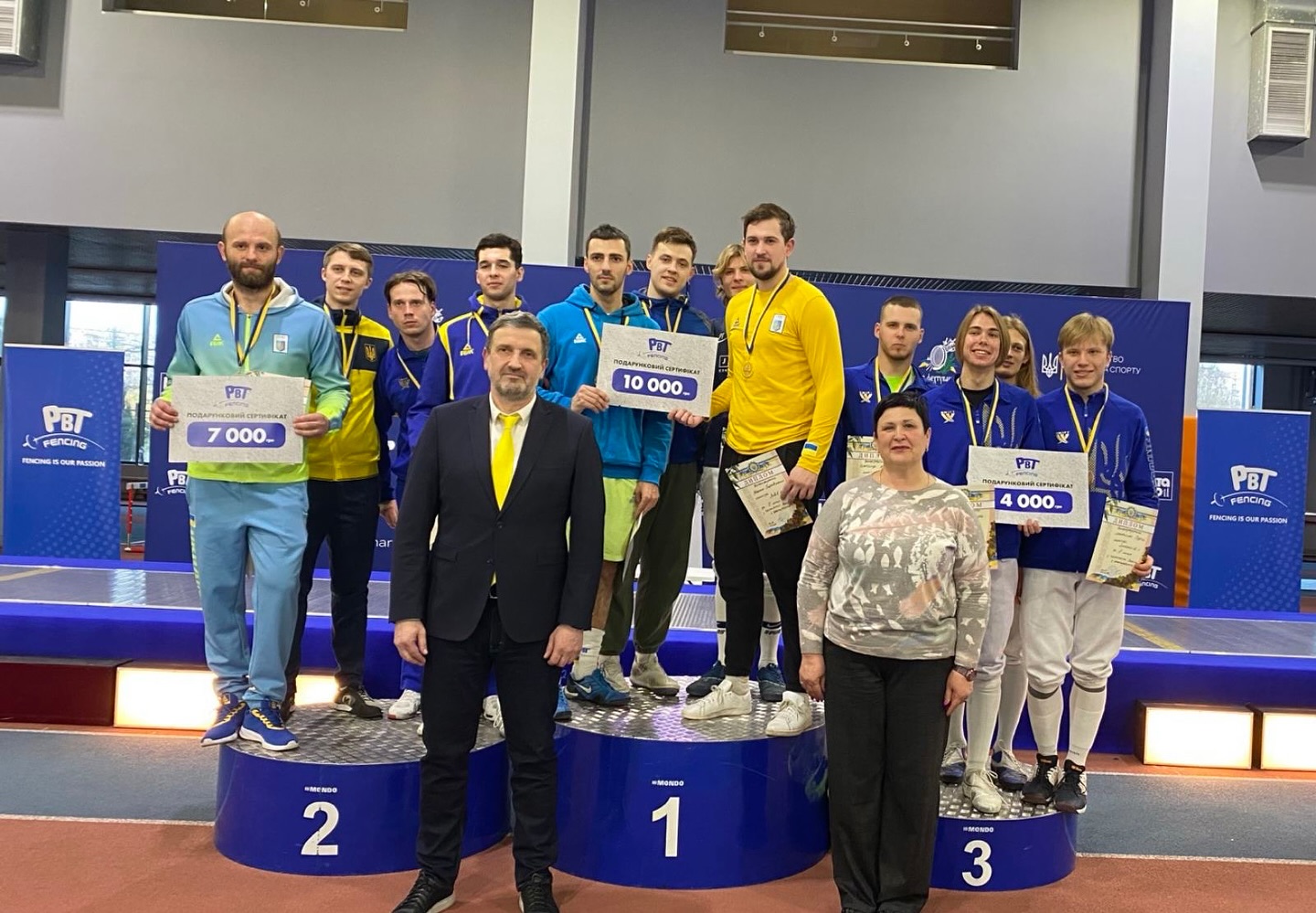 Миколаївські рапіристи посіли ІІІ командне місце на чемпіонаті України