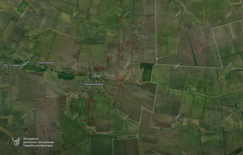 Понад 300 одиниць ворожої техніки знищили миколаївські десантники за 6 місяців боїв у районі Новомихайлівки (КАРТА) 1