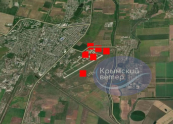 На аеродромі в Джанкої, який досі горить після вибухів, фіксували також пускові установки С-300/С-400