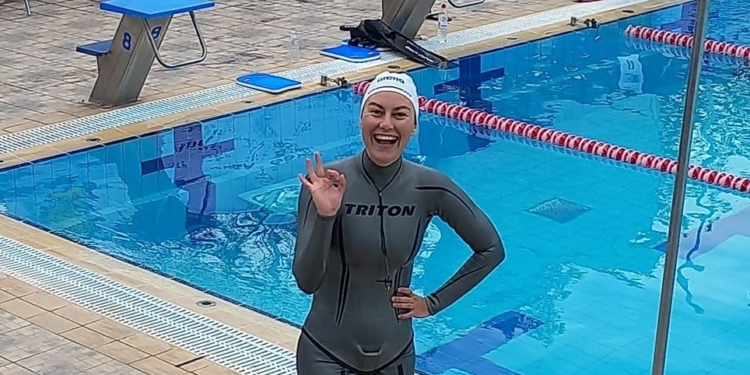 Уроженка Миколаєва Катерина Садурська взяла три «золота» на Кубку світу з фрідайвінгу і встановила два рекорди України (ФОТО)