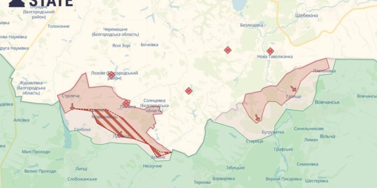 Росіяни на півночі Харківщини захопили ще три села – DeepState (КАРТА)