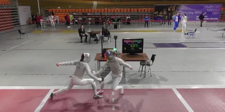 Миколаївська шаблістка Ольга Харлан виборола “срібло” на останньому перед Олімпійськими іграми Кубку світу (ВІДЕО)