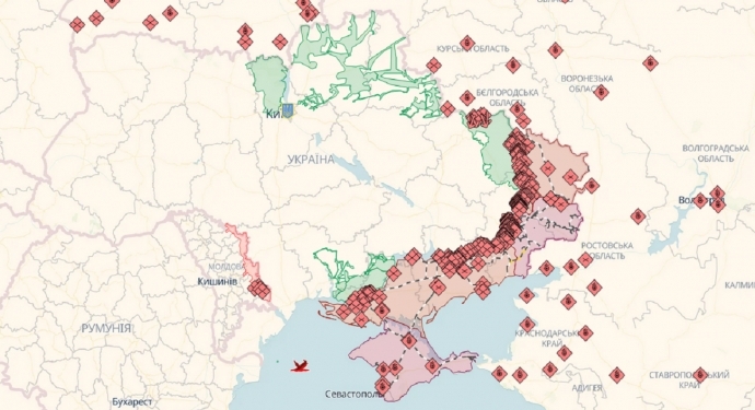 Російські окупанти просунулись біля 10 населених пунктів – DeepState (КАРТА)