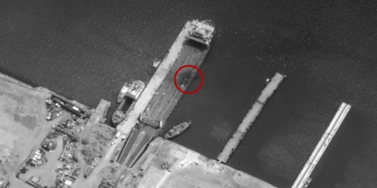 Генштаб підтвердив: Сили оборони України успішно уразили поромну переправу російських окупантів у Криму (ФОТО)