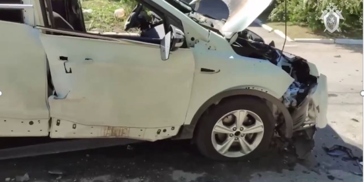 В Бердянську підірвали колаборанта (ВІДЕО)