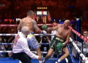 Усик став абсолютним чемпіоном світу,  Ф’юрі обіцяє реванш (ВІДЕО)