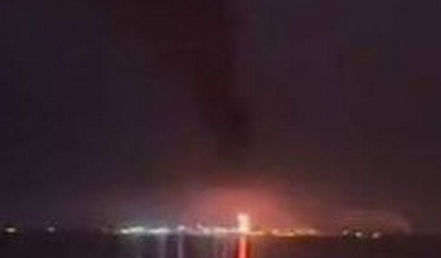 В Краснодарському краї атакований порт Кавказ і нафтобаза (ВІДЕО)