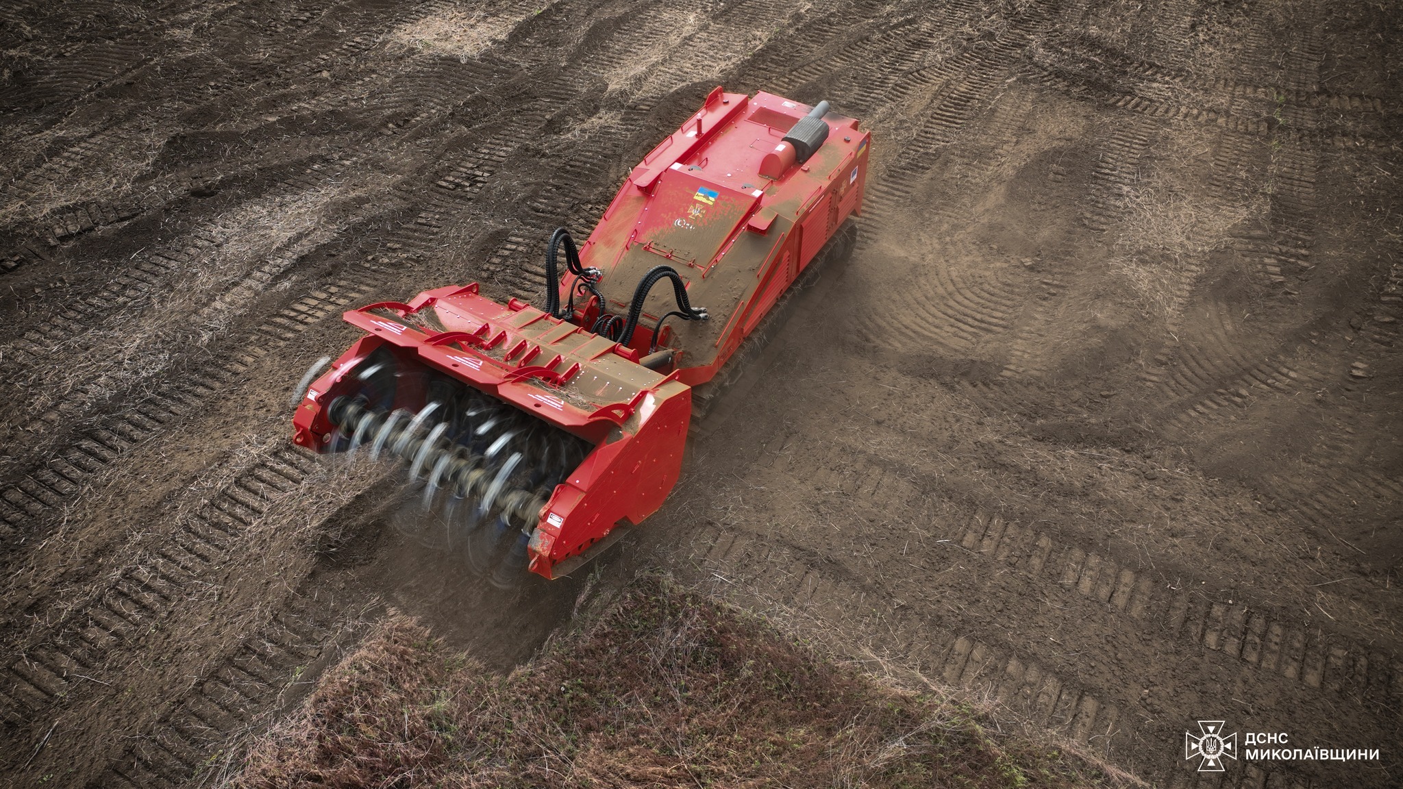 На Миколаївщині завдяки роботі машин механізованого розмінування вже очищено 166,3 га території (ФОТО, ВІДЕО)