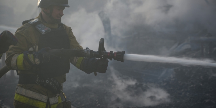 ДСНС ліквідувало пожежу на деревообробному підприємстві у Миколаєві (ФОТО)