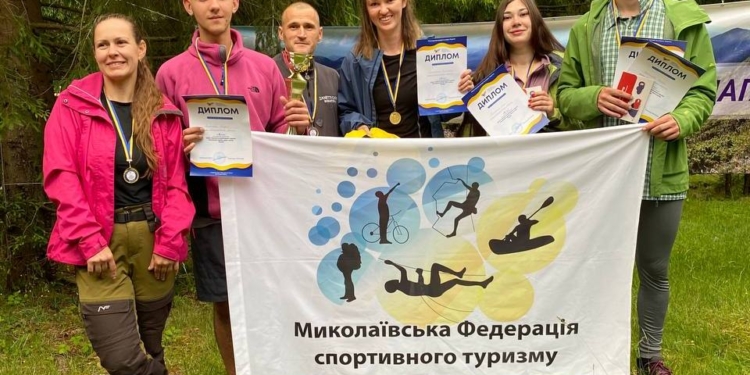 Команда Миколаївської області – переможці Кубку України зі спортивного туризму