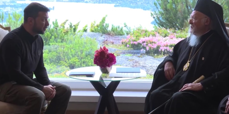 Зеленський зустрівся з Вселенським Патріархом Варфоломієм (ВІДЕО)