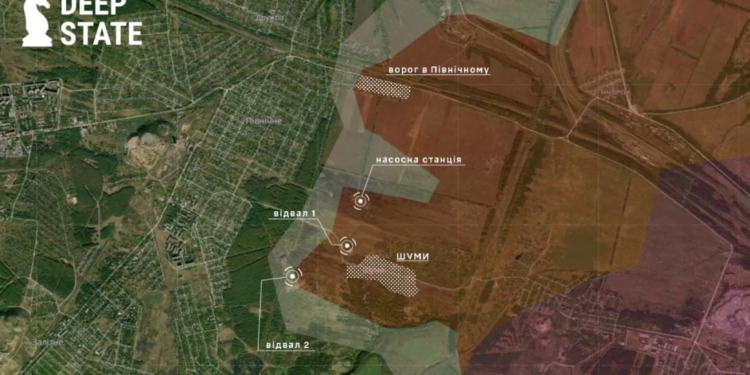 Росіяни посилили тиск на Торецькому напрямку – захоплене село Шуми, – DeepState