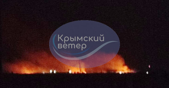 Вдала ніч в Криму – горіли військові частини (ВІДЕО)