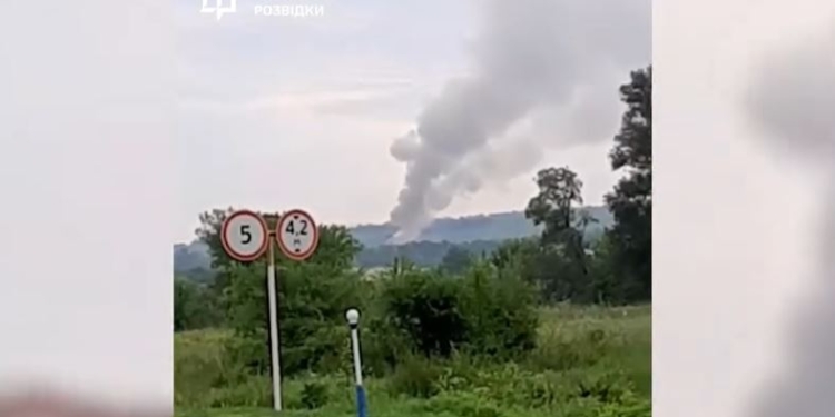 Воїни ГУР знищили склад БП у Воронезькій області (ВІДЕО)