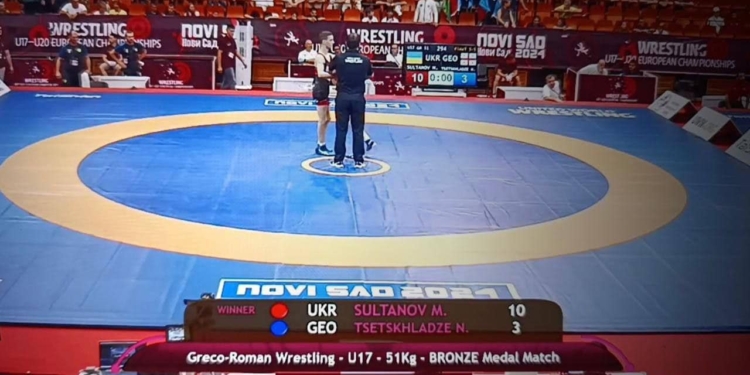 Миколаївський спортсмен – бронзовий призер чемпіонату Європи з греко-римської боротьби (ФОТО)