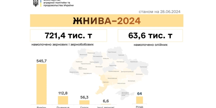 Жнива-2024: вже 16 областей збирають врожай ранніх зернових