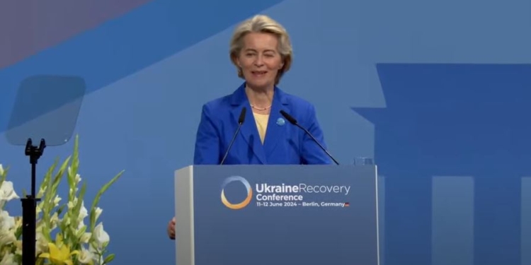 Перші 1,5 млрд. євро доходів від заморожених російських активів надійдуть в Україну в липні, – Урсула фон дер Ляєн (ВІДЕО)
