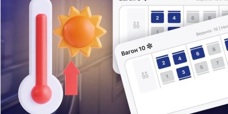 Шукайте сніжинку. В Укрзалізниці повідомили, в яких потягах є кондиціонери