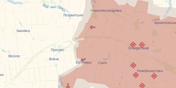 У росіян є просування на 4 напрямках, ЗСУ відкидають ворога у Глибокому – DeepState